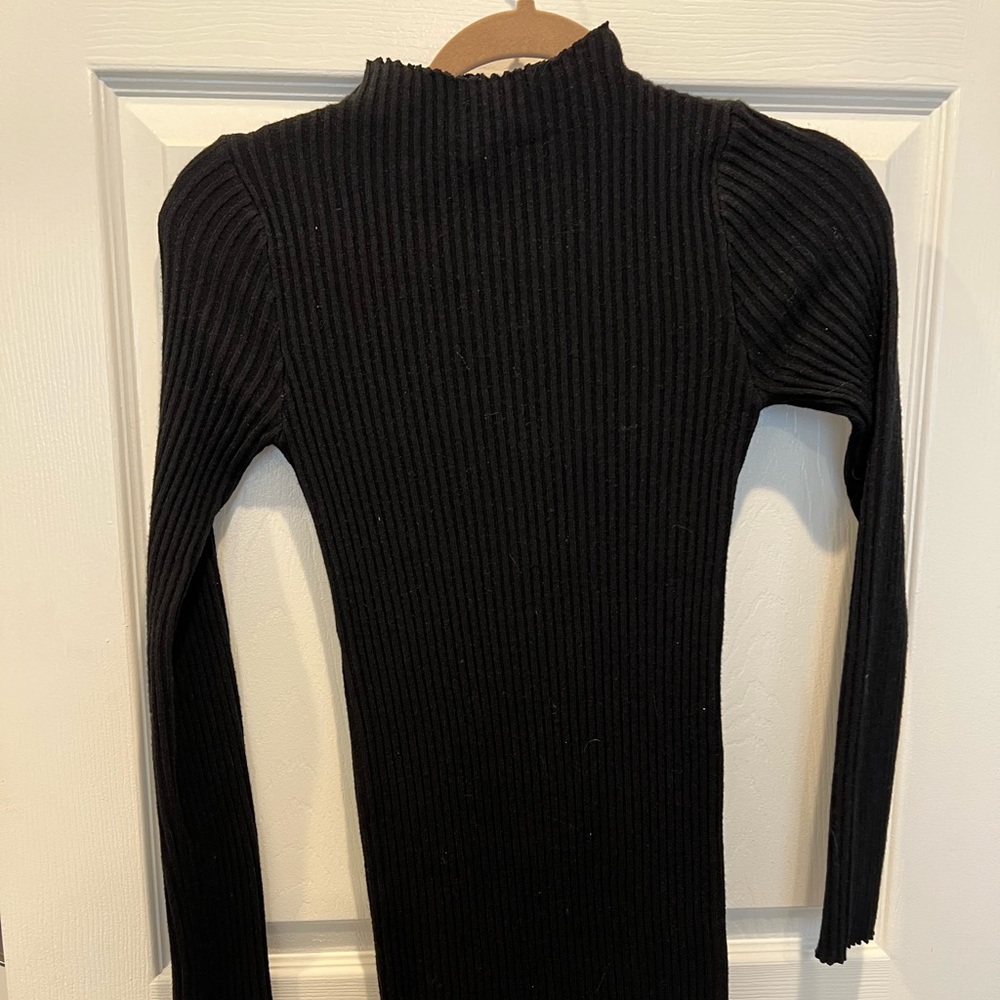 Princess Polly ribbed bodycon high neck sweater dress